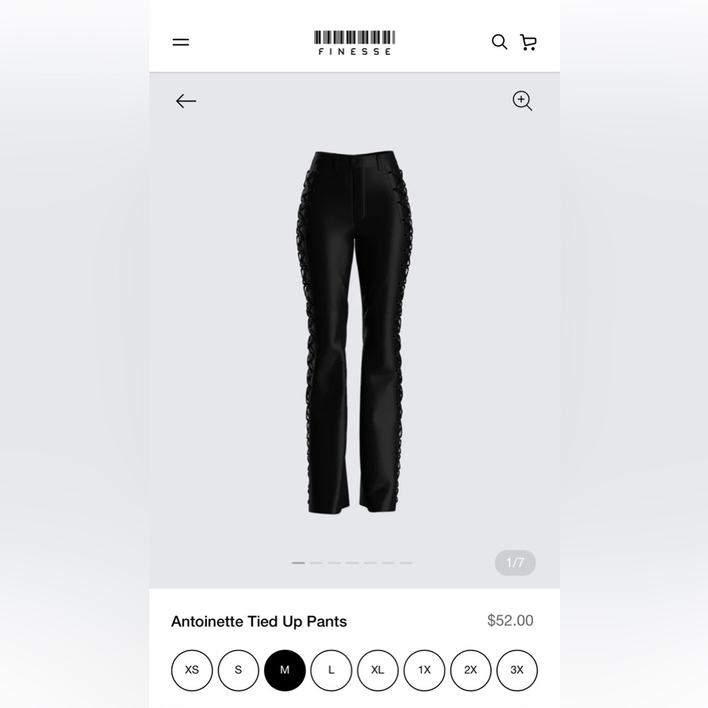 Finesse studios lace up pants